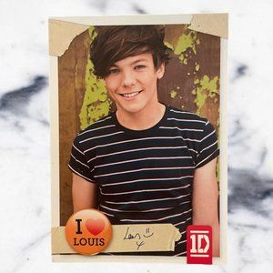 Louis Tomlinson One Direction Official Trading Card #9 Panini Brand 2013